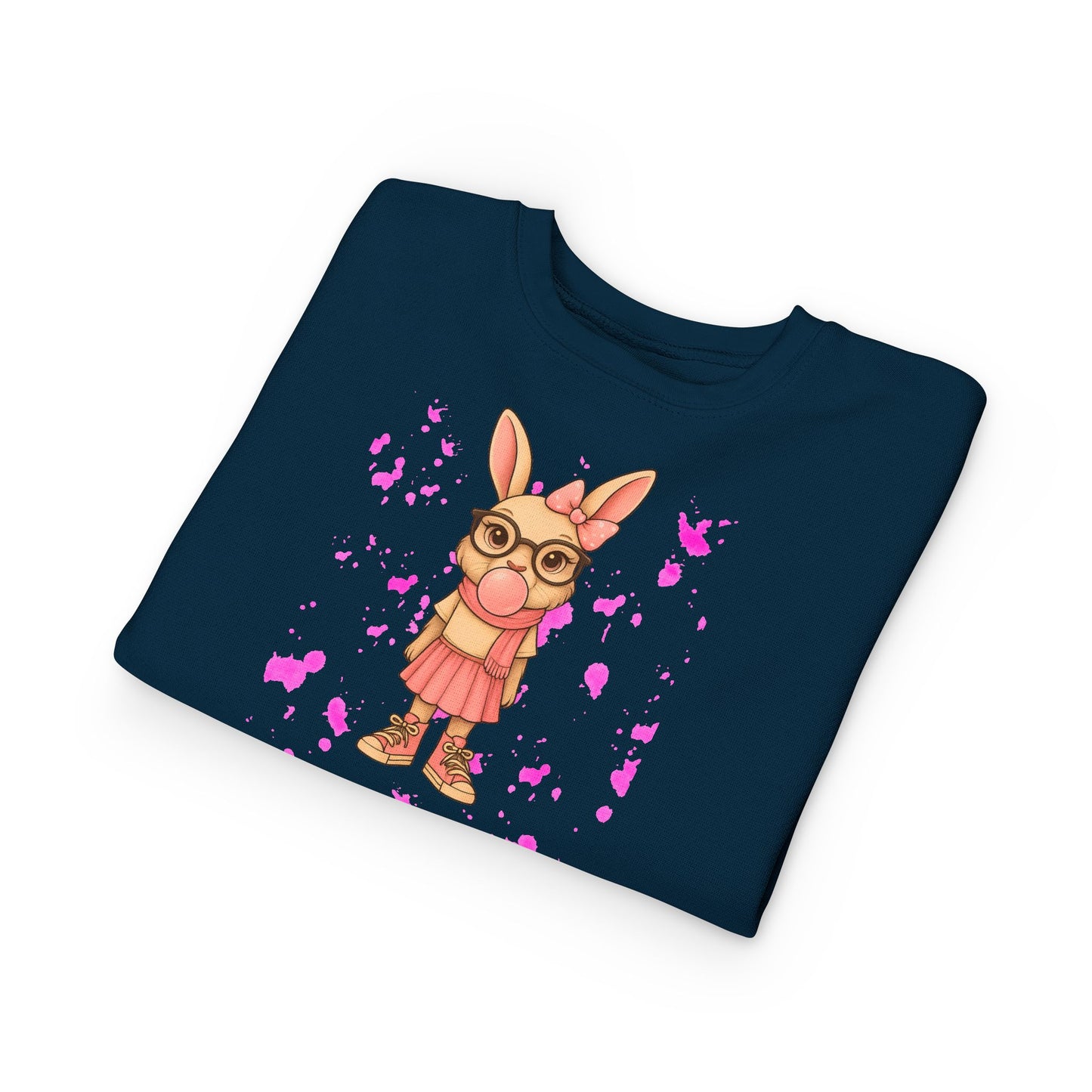 Cute Bunny Toddler Sweatshirt, Kids' Casual Wear