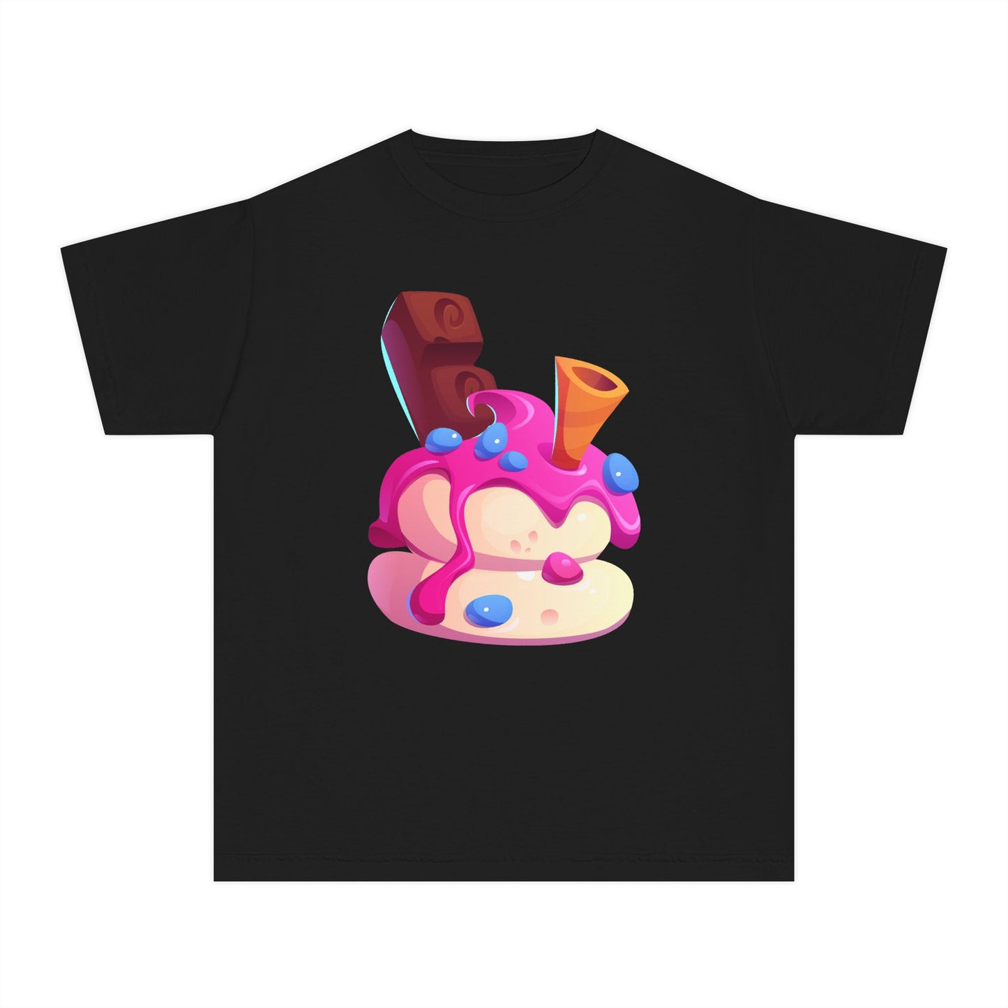 Cute Ice Cream Youth Tee, Fun Summer Clothing