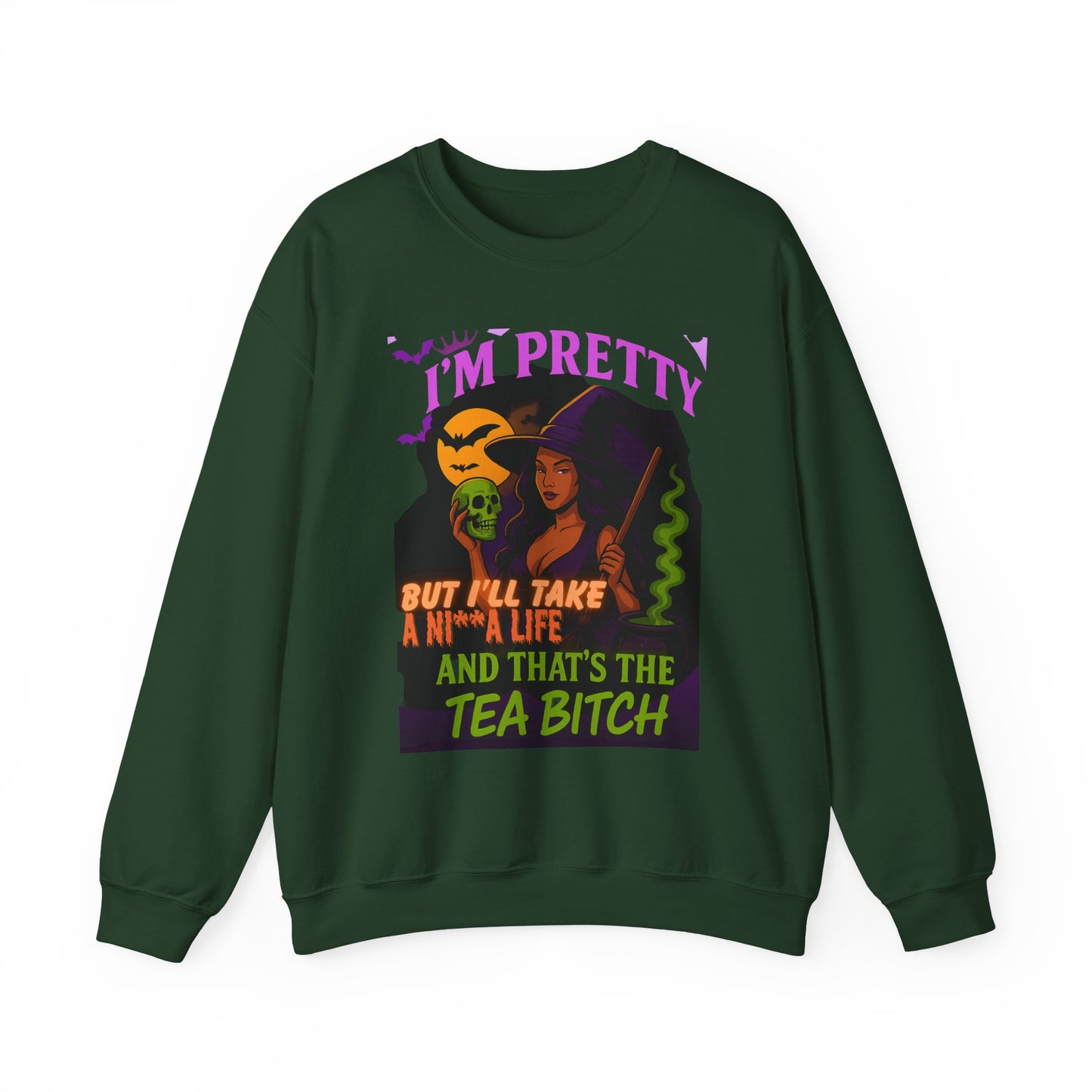 Spooky Vibes Crewneck Sweatshirt - Perfect for Halloween