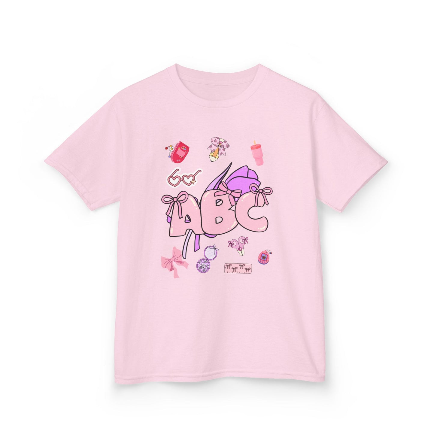 Colorful ABC Kids Tee, Playful Cotton Tee