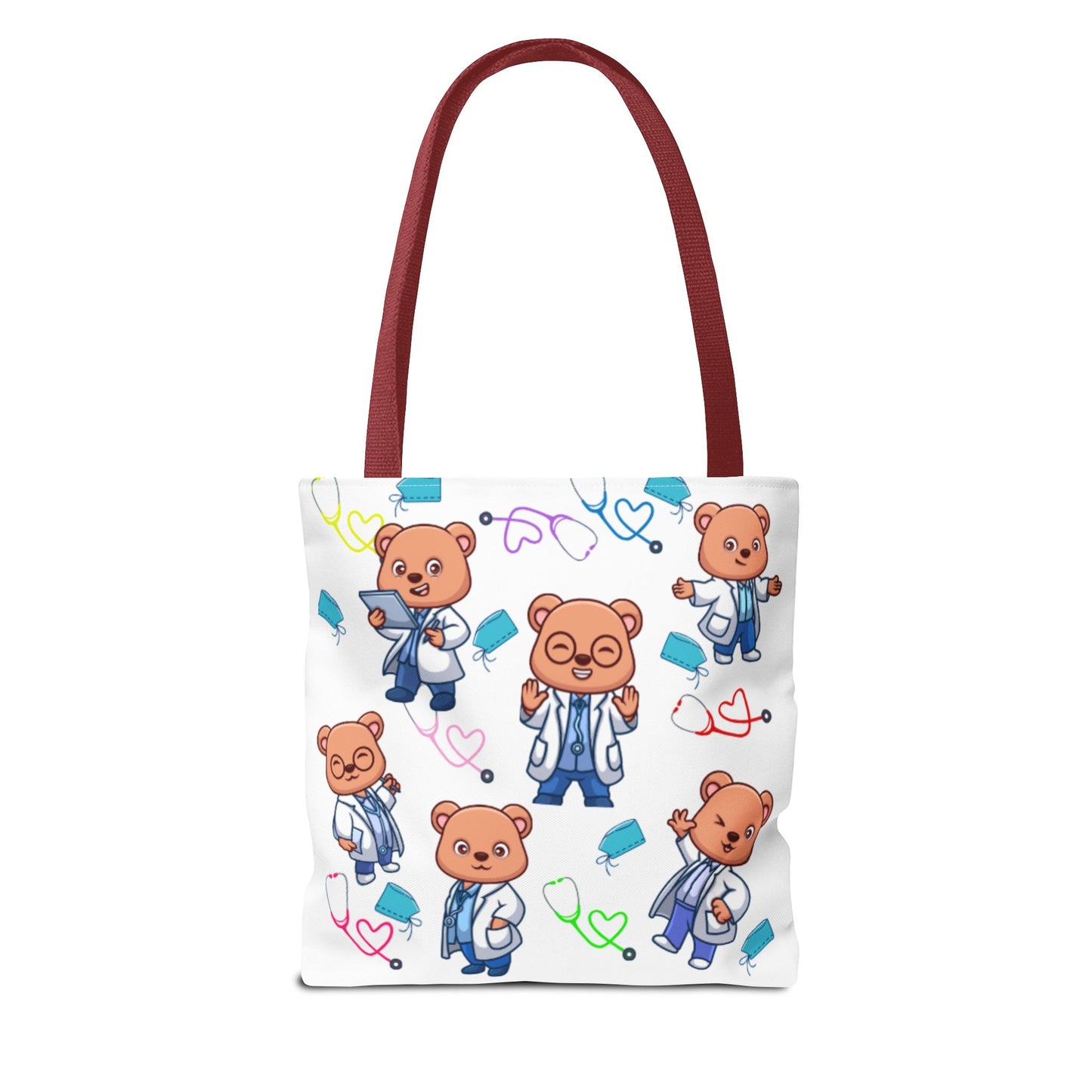 Cute Doctor Bear Tote Bag, Medical Student Gift