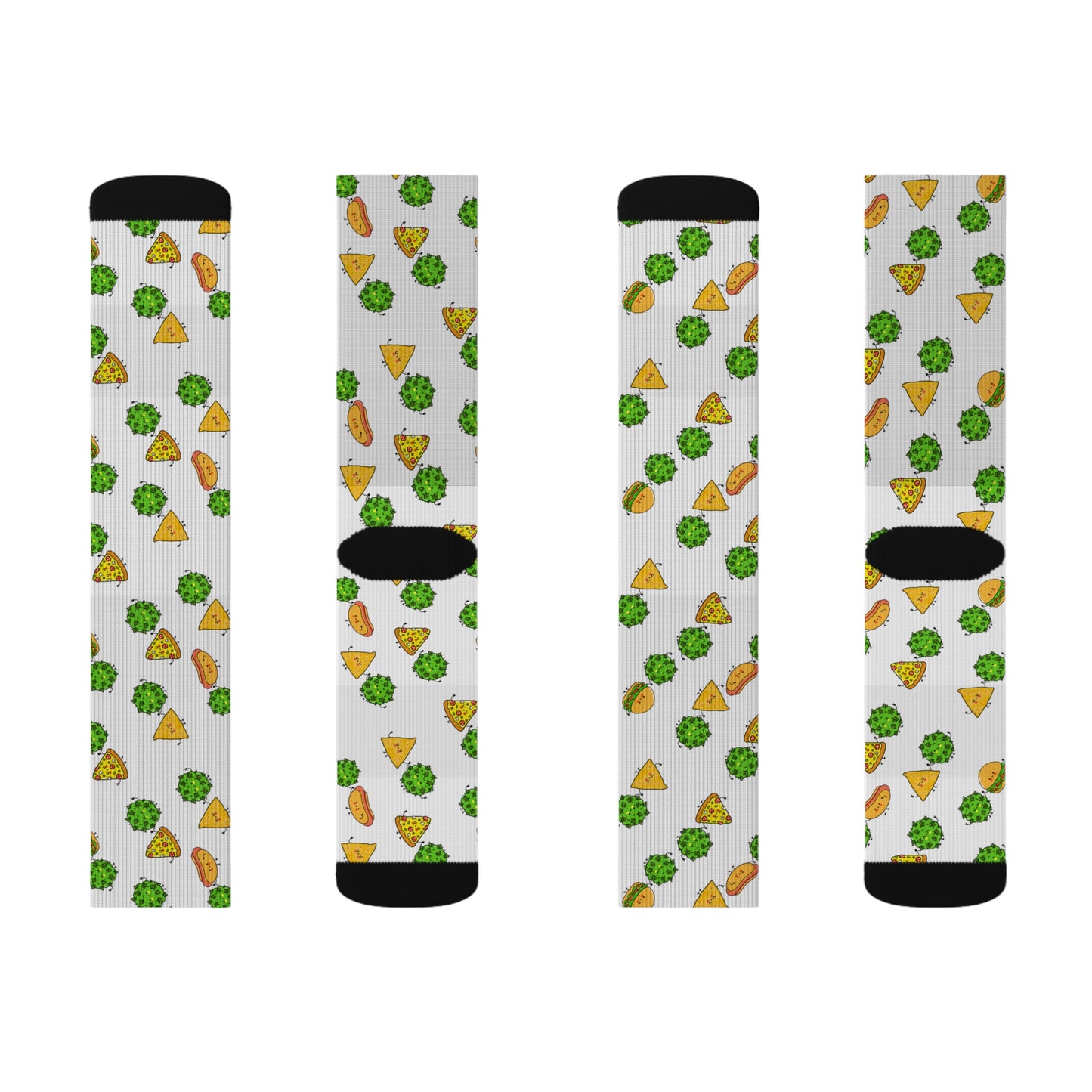 White Munchie Socks| Unisex
