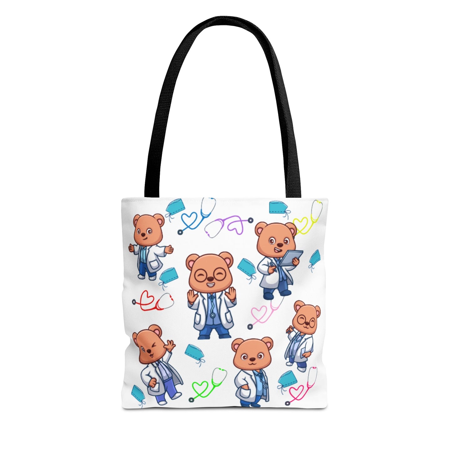 Cute Doctor Bear Tote Bag, Medical Student Gift