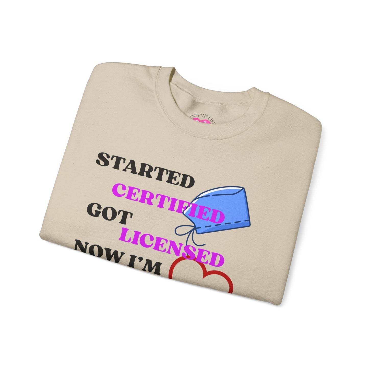 Certified Journey Unisex Sweatshirt, Motivational Crewneck