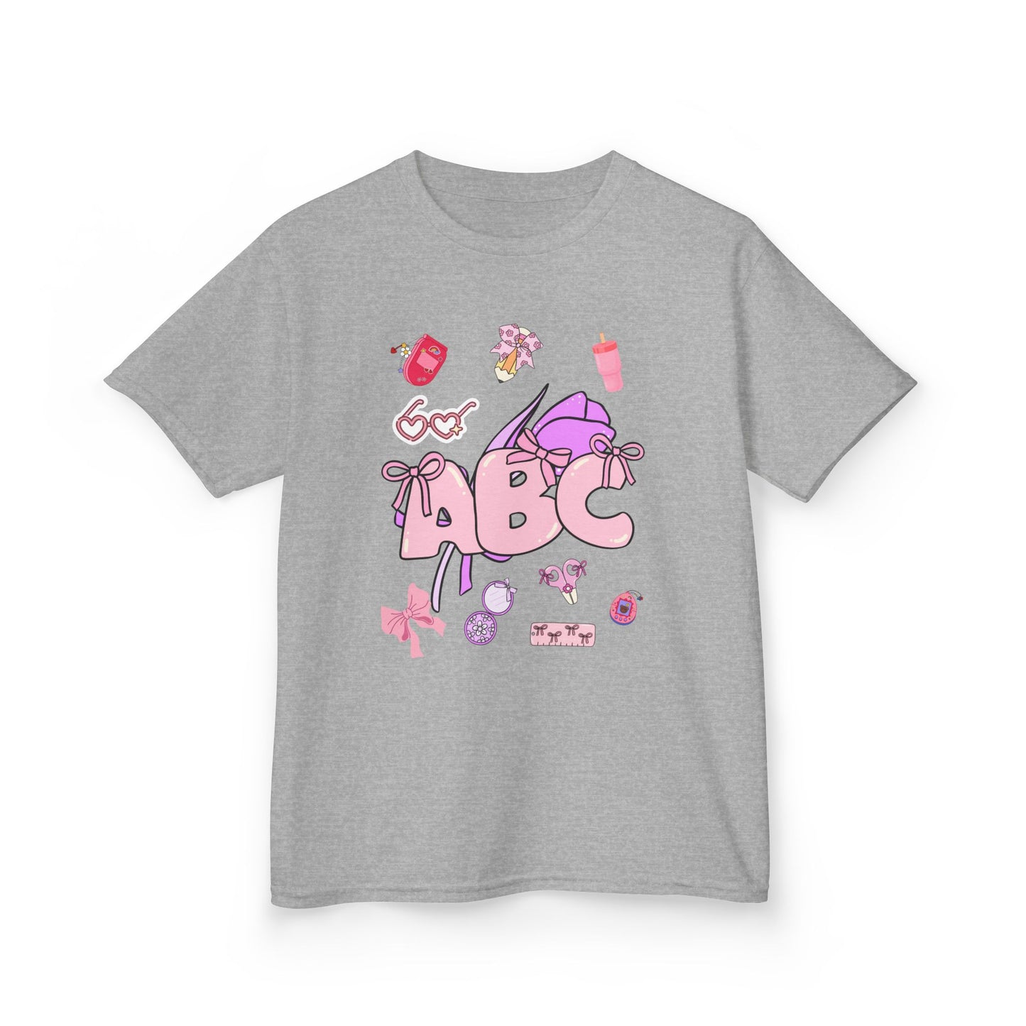 Colorful ABC Kids Tee, Playful Cotton Tee