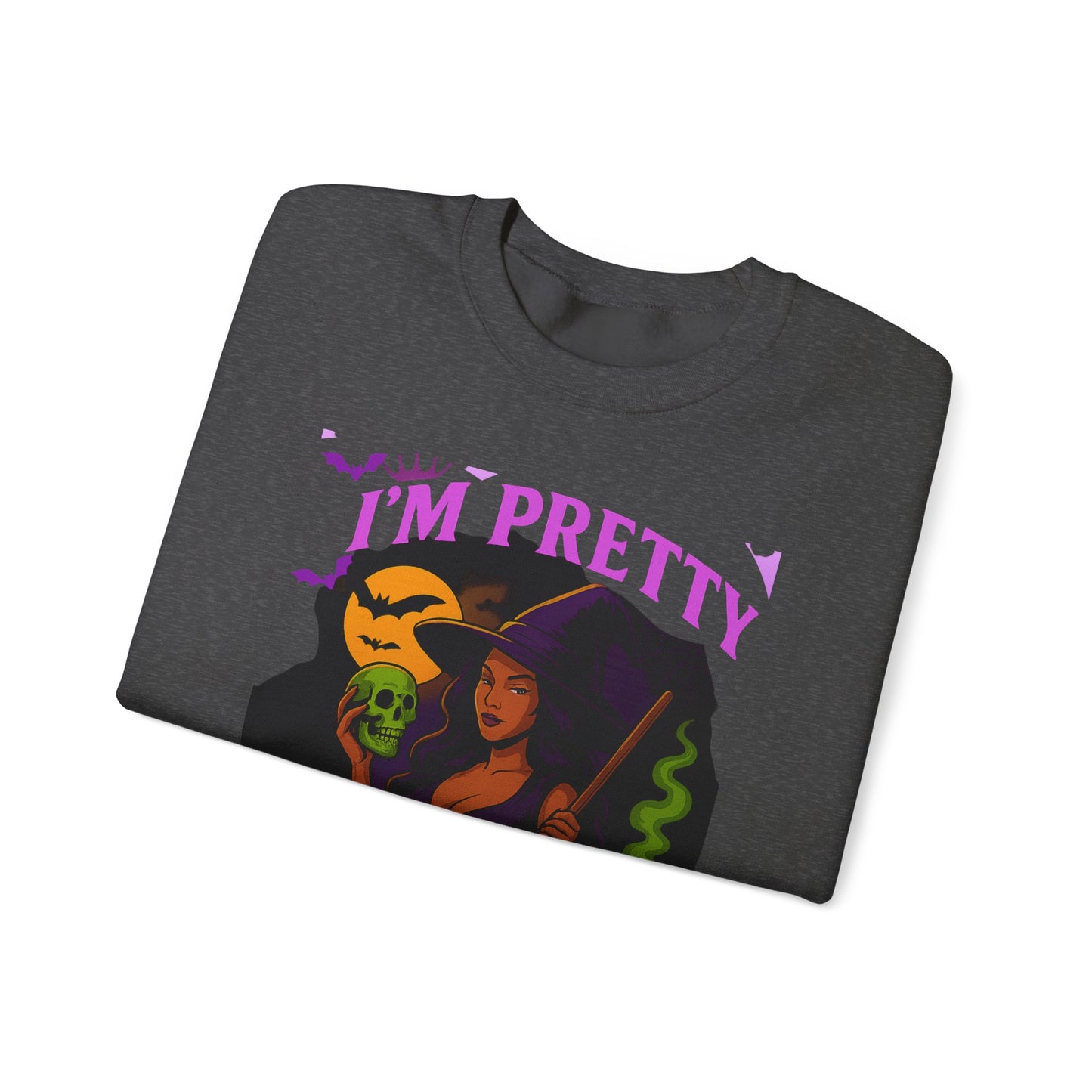 Spooky Vibes Crewneck Sweatshirt - Perfect for Halloween
