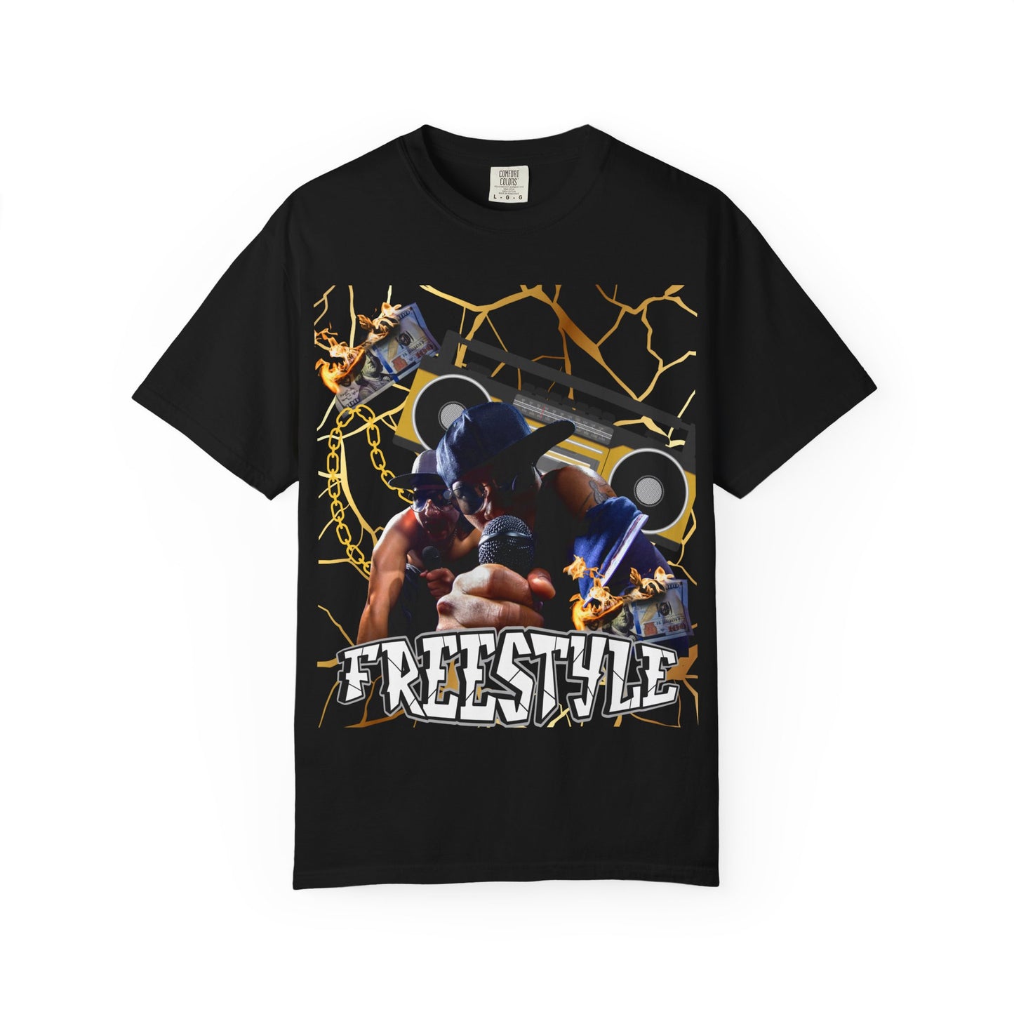 Retro Graphic T-Shirt with 'Freestyle' Design