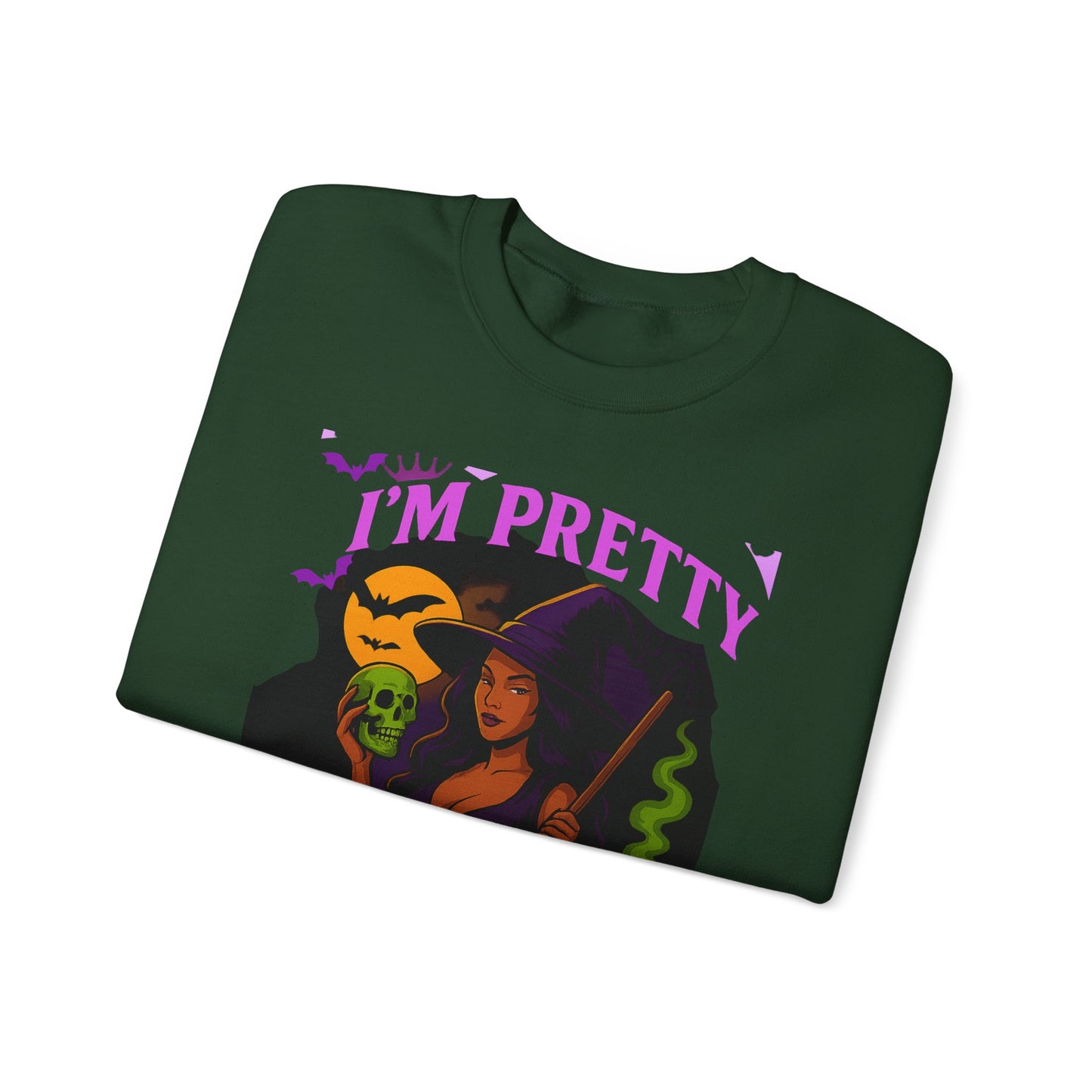 Spooky Vibes Crewneck Sweatshirt - Perfect for Halloween