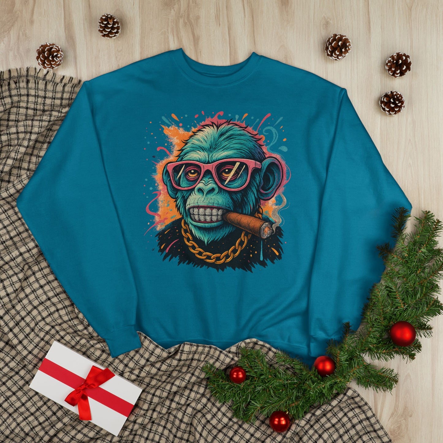 Eco-Friendly 'Boss Mode' Crewneck Sweatshirt, Unisex Cozy Sweatshirt, Casual Streetwear, Gift for Him/Her, Party/Everyday Wear