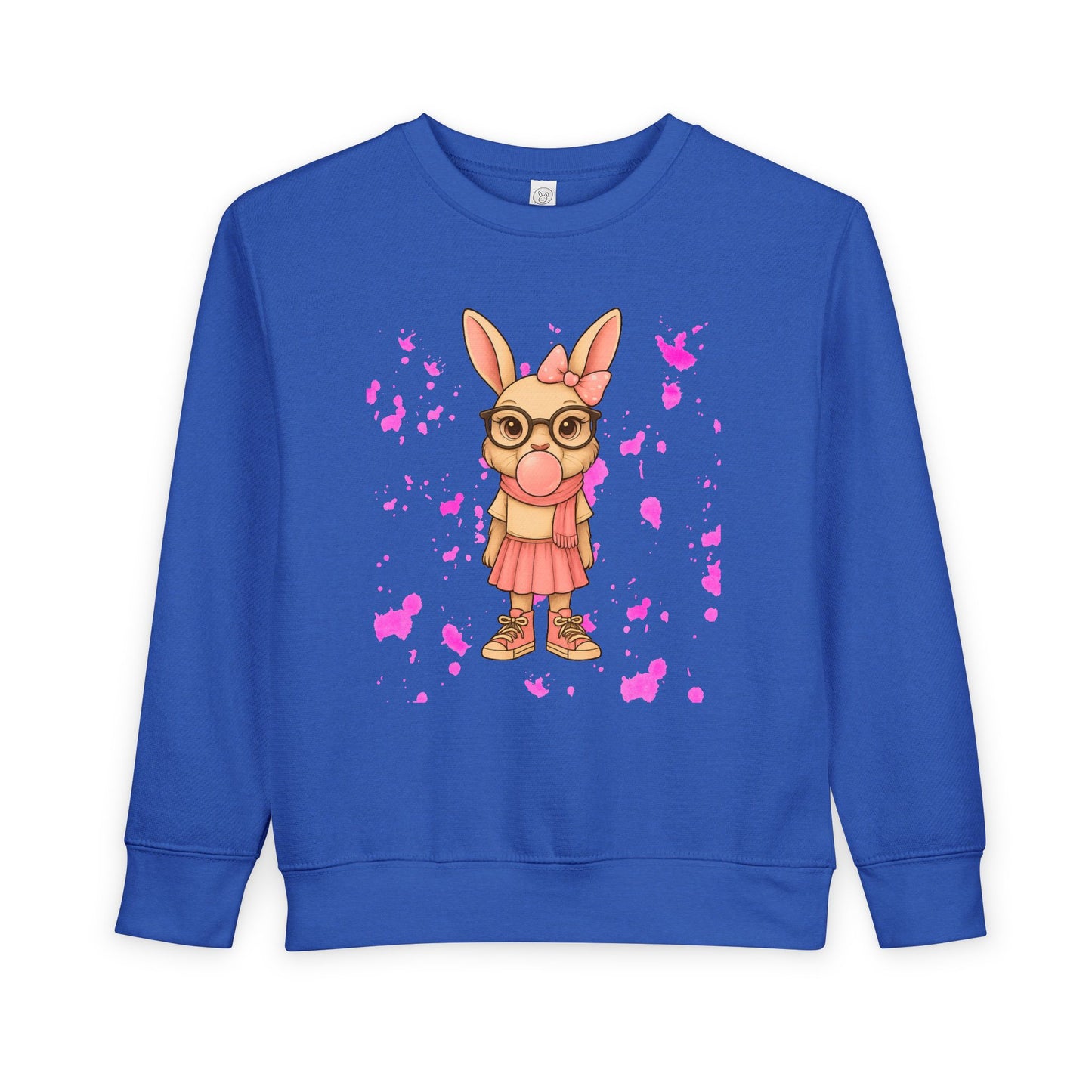 Cute Bunny Toddler Sweatshirt, Kids' Casual Wear