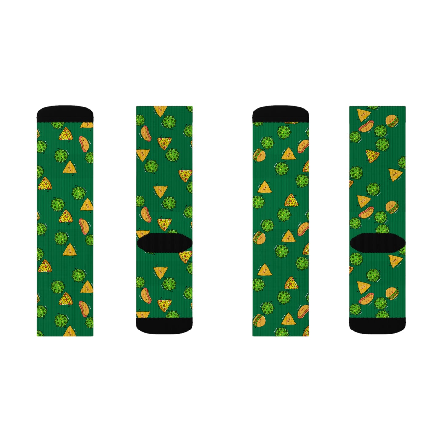 Green Munchies Socks| Unisex