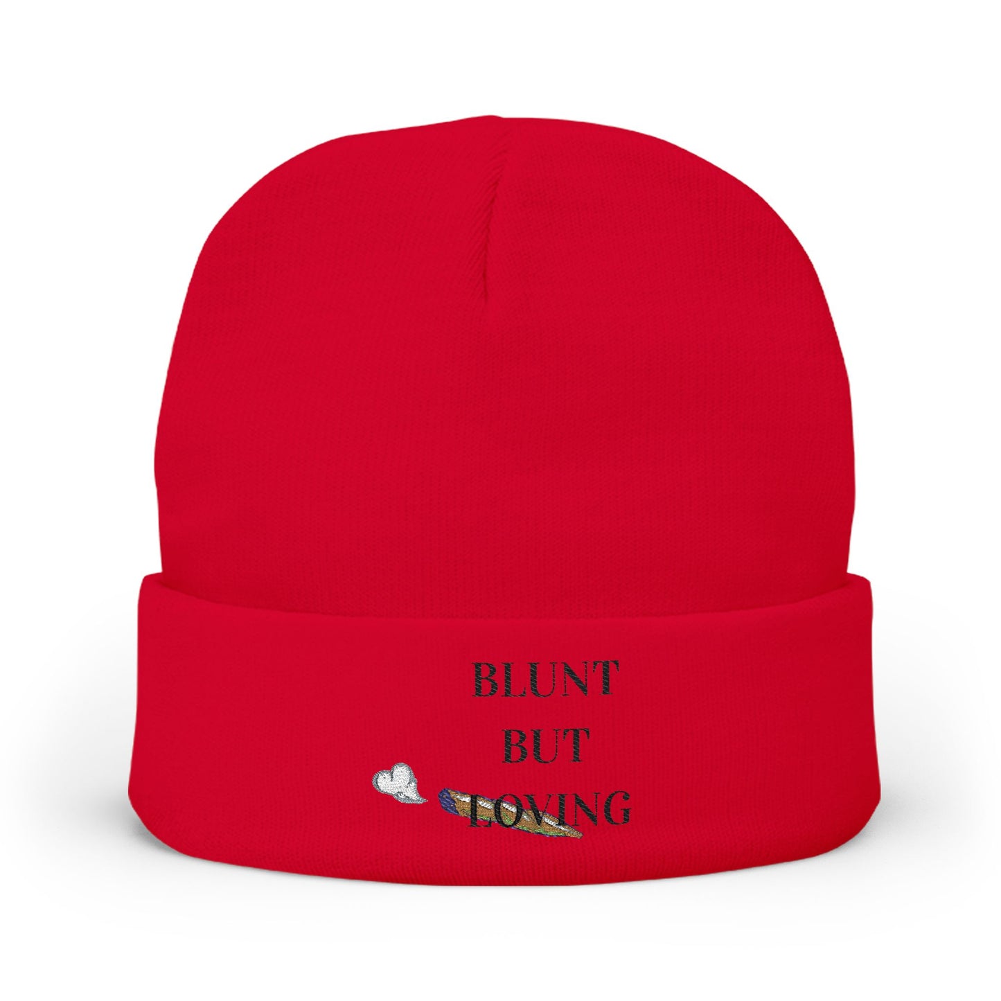 Blunt But Loving Knit Beanie