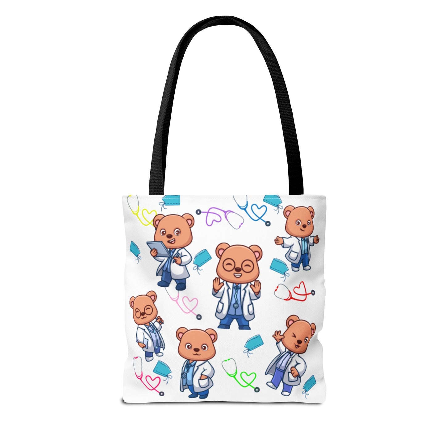 Cute Doctor Bear Tote Bag, Medical Student Gift