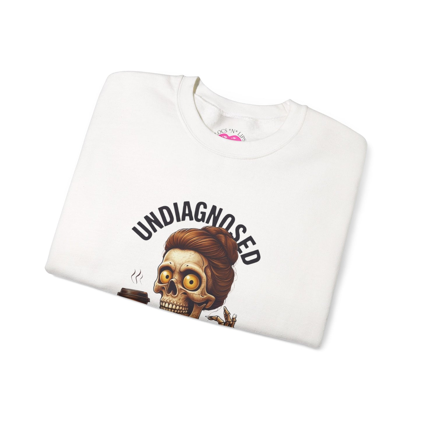 Funny Skeleton Unisex Crewneck Sweatshirt - Undiagnosed