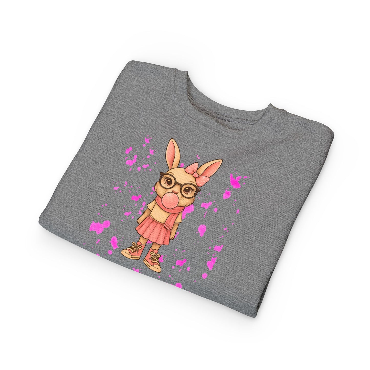 Cute Bunny Toddler Sweatshirt, Kids' Casual Wear