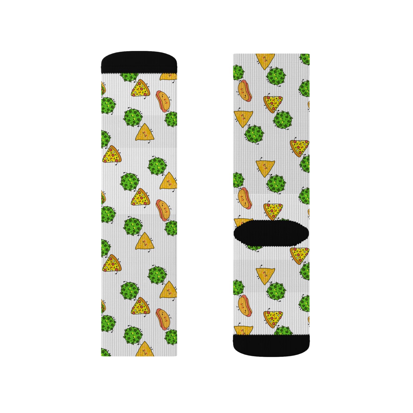 White Munchie Socks| Unisex