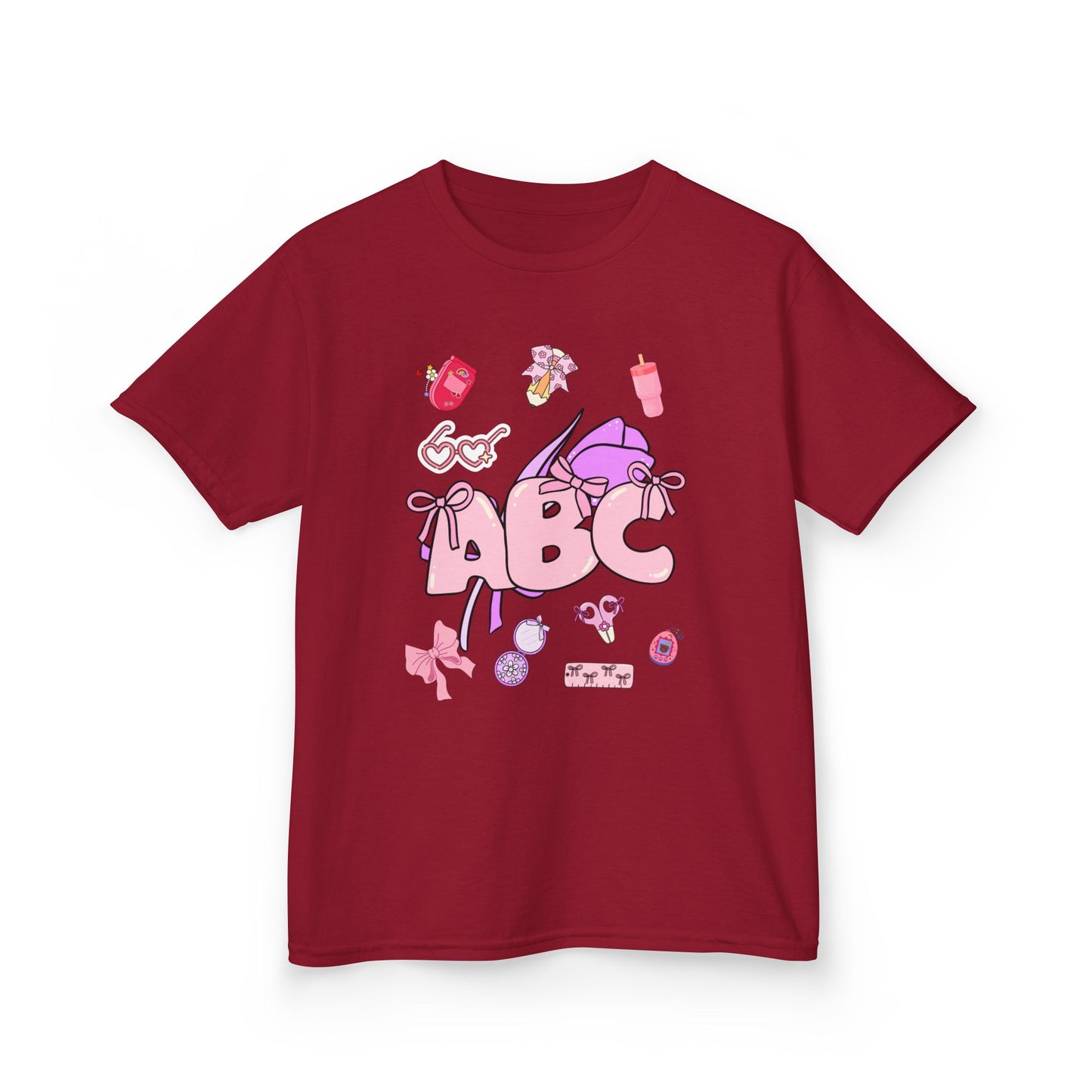 Colorful ABC Kids Tee, Playful Cotton Tee