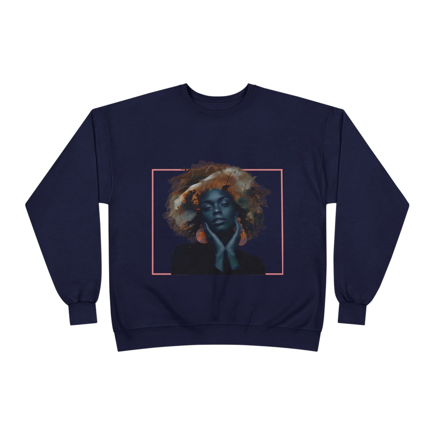 Unisex EcoSmart® Crewneck Sweatshirt with Artistic Graphic