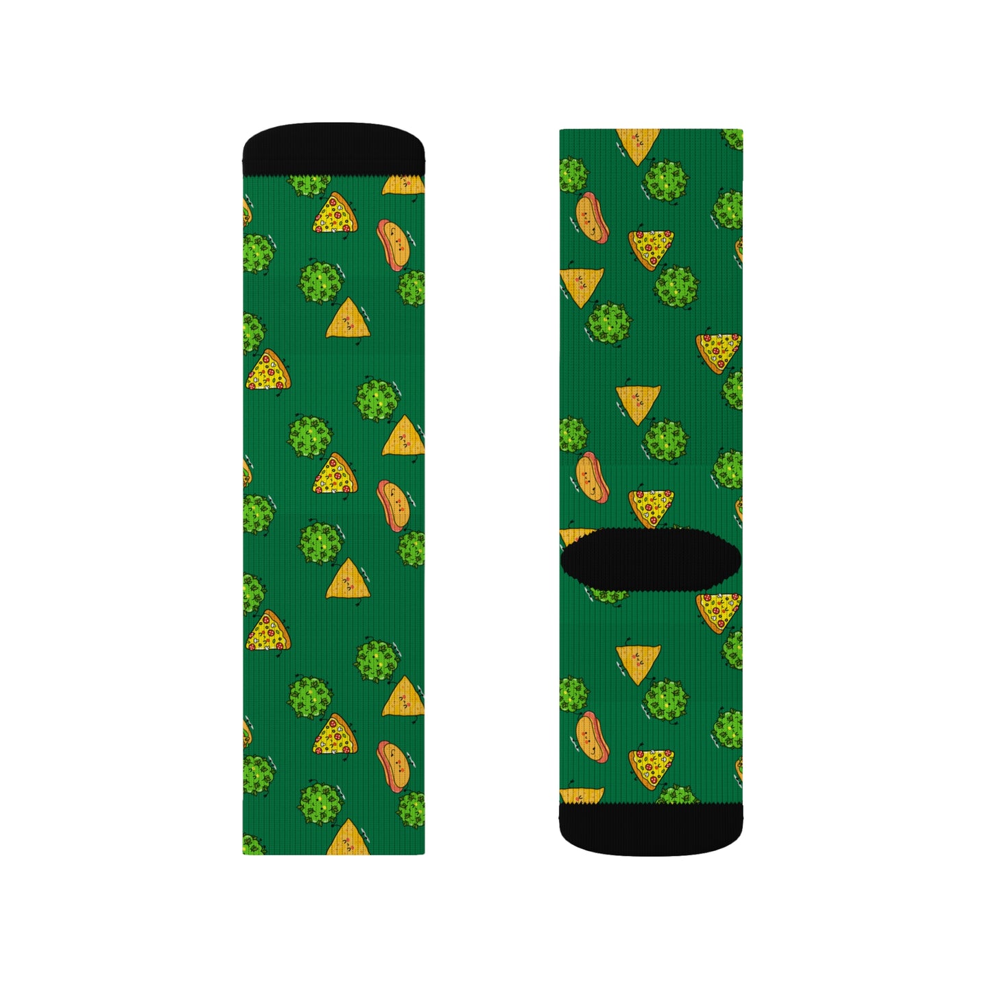 Green Munchies Socks| Unisex