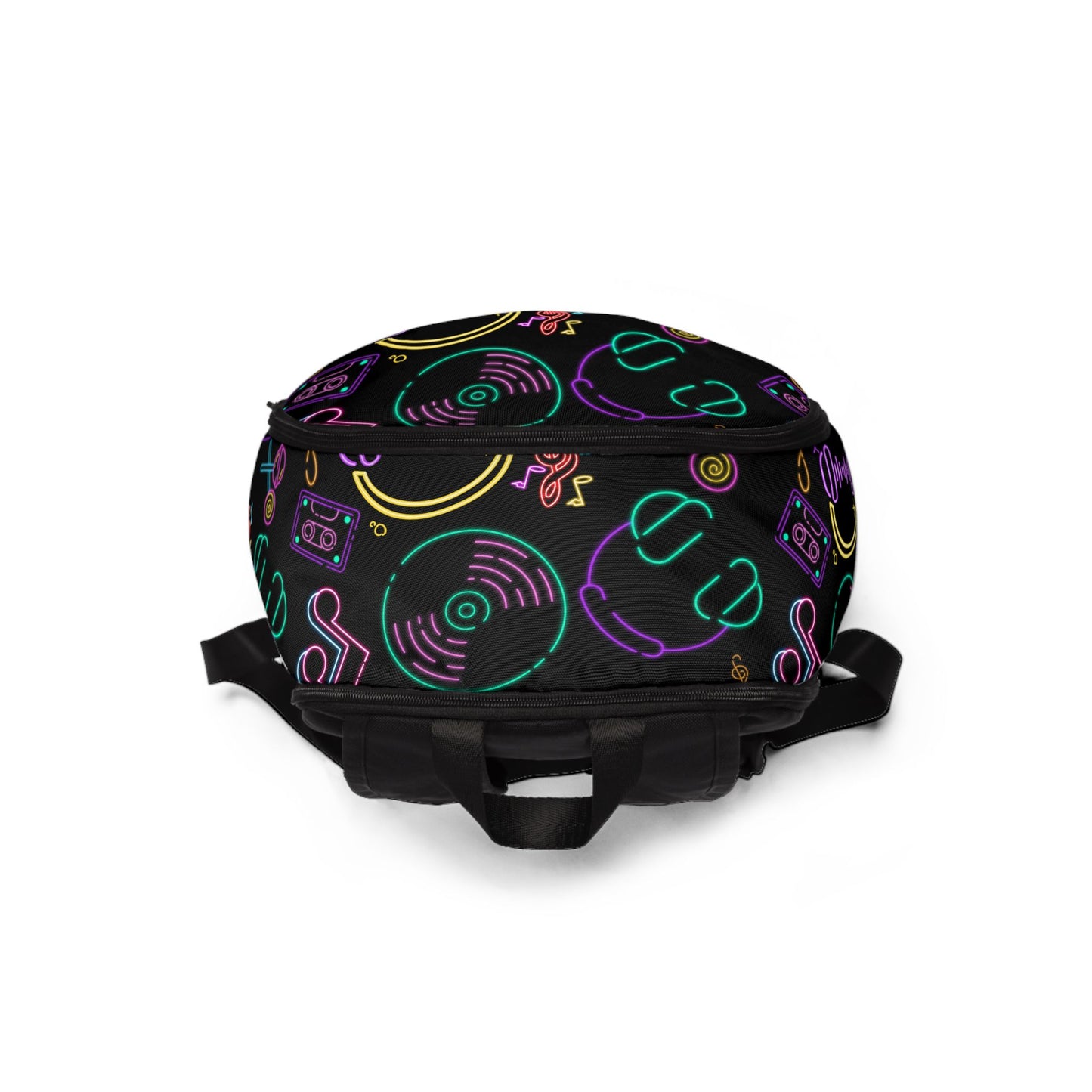 Musical Vibes Unisex Fabric Backpack