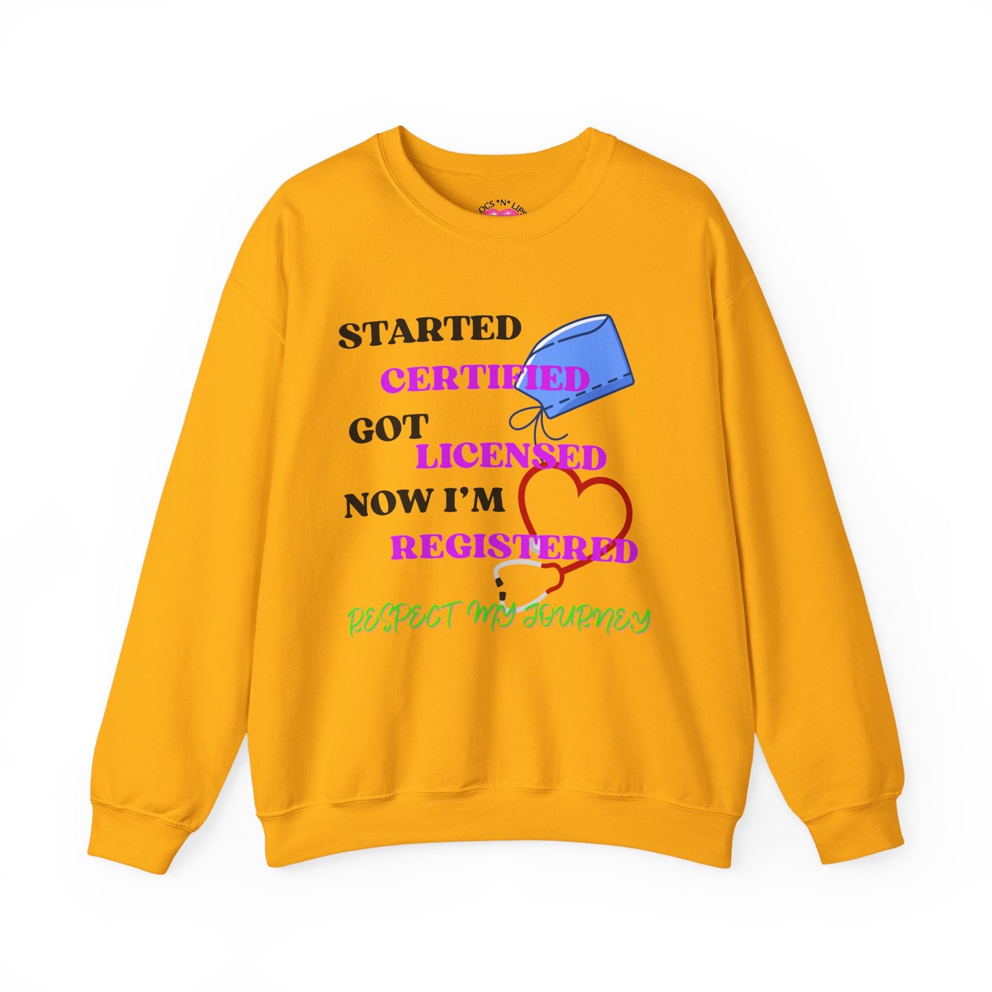 Certified Journey Unisex Sweatshirt, Motivational Crewneck