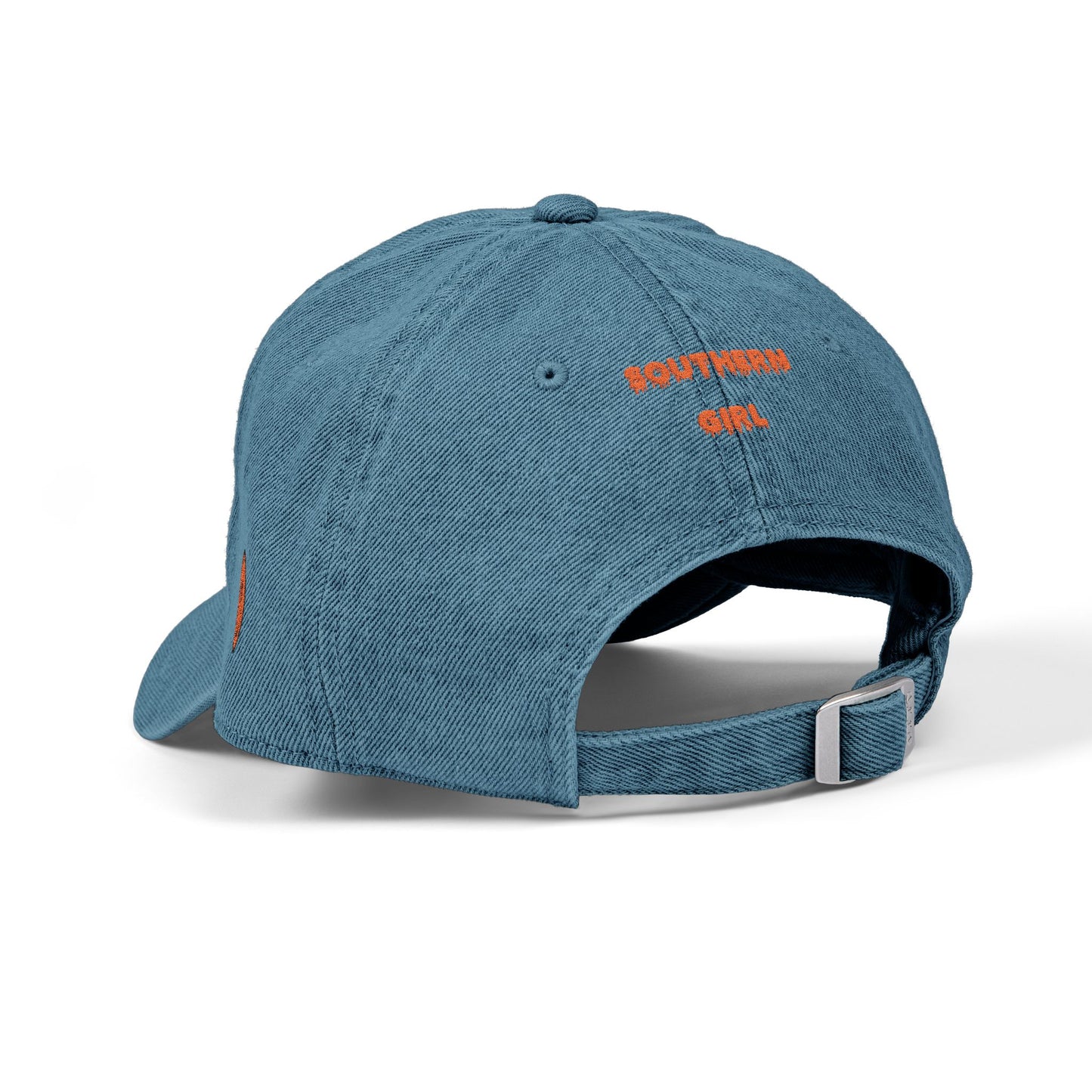 Southern Girl Embroidered Denim Hat, Casual Hat