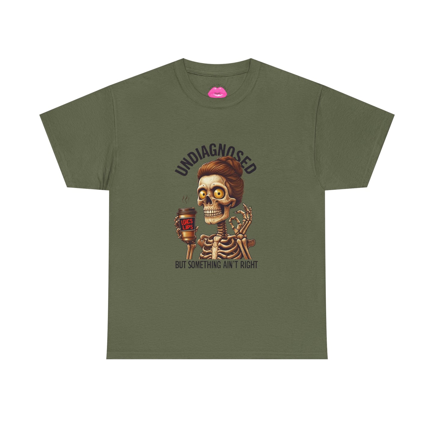Undiagnosed Skeleton Tee, Funny Graphic T-Shirt