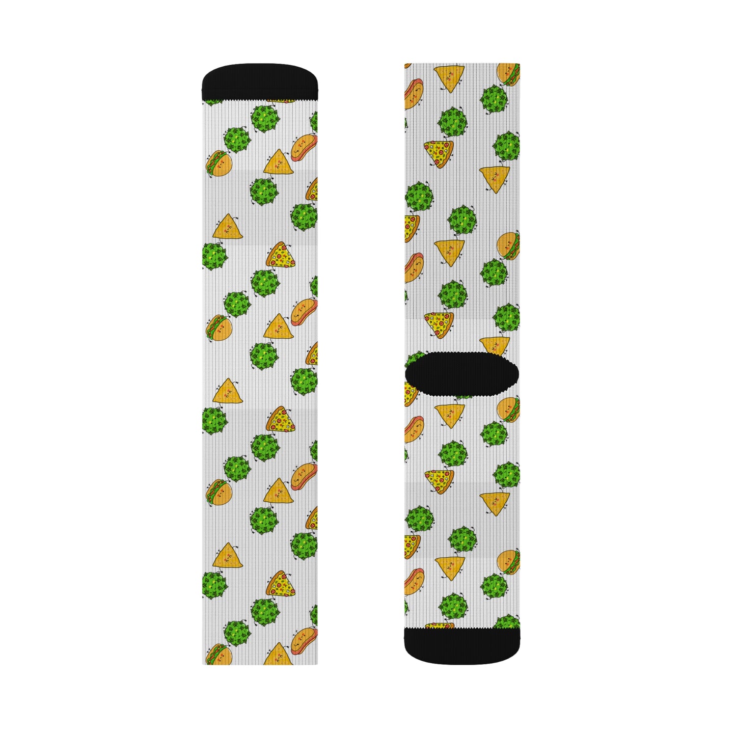 White Munchie Socks| Unisex