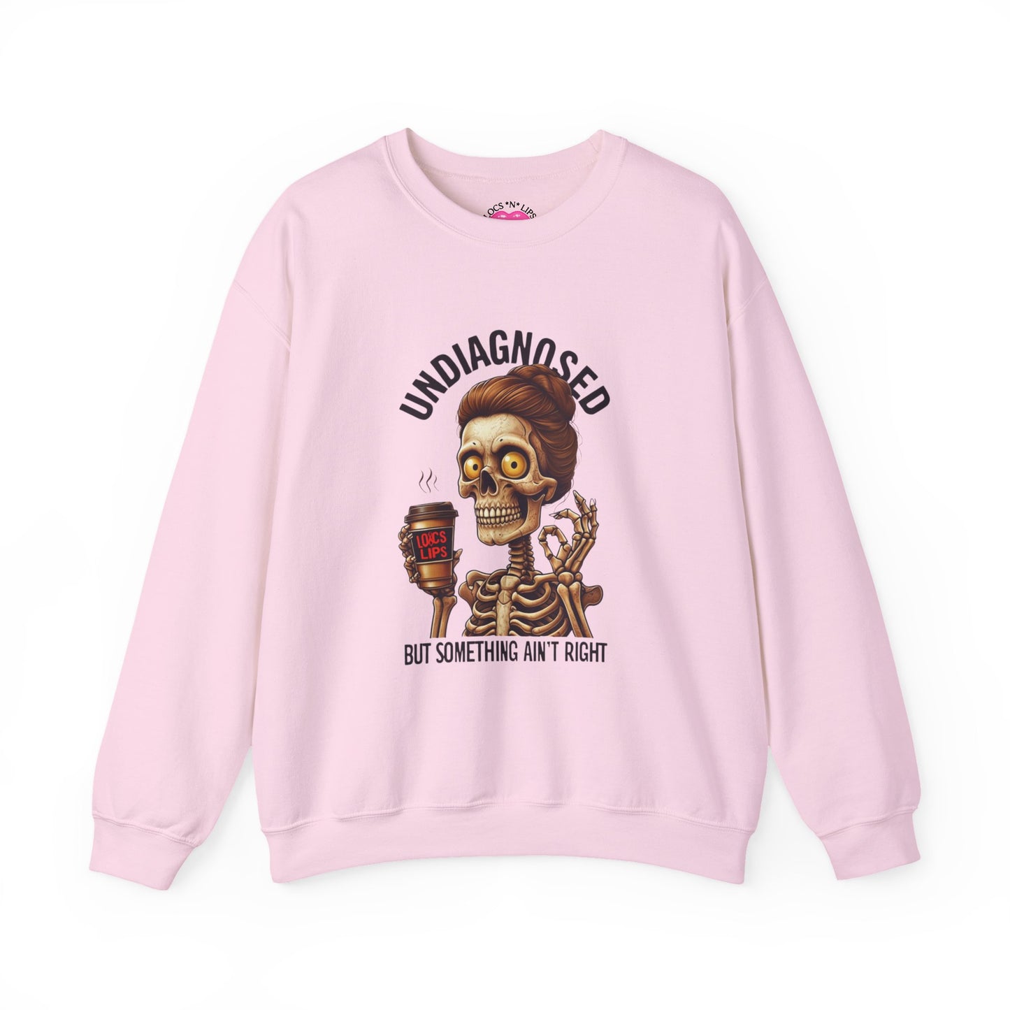 Funny Skeleton Unisex Crewneck Sweatshirt - Undiagnosed