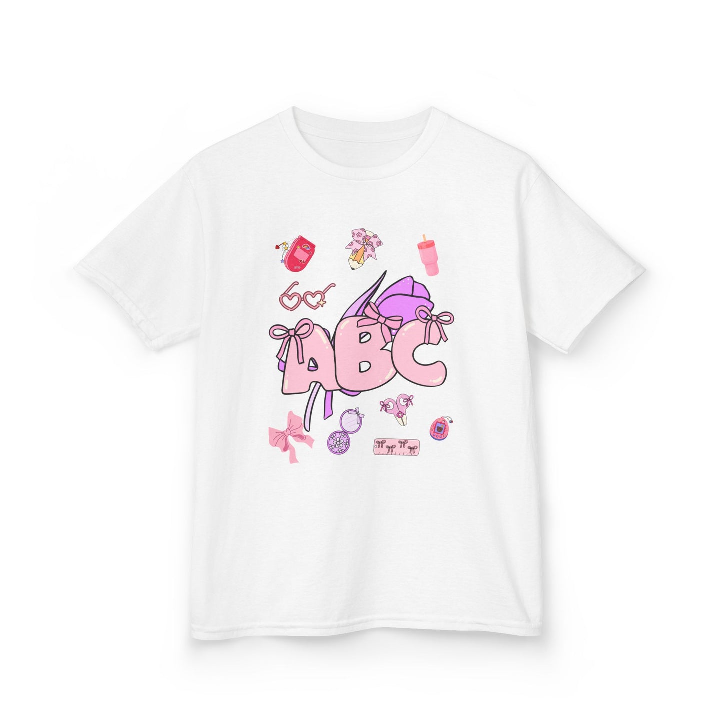 Colorful ABC Kids Tee, Playful Cotton Tee