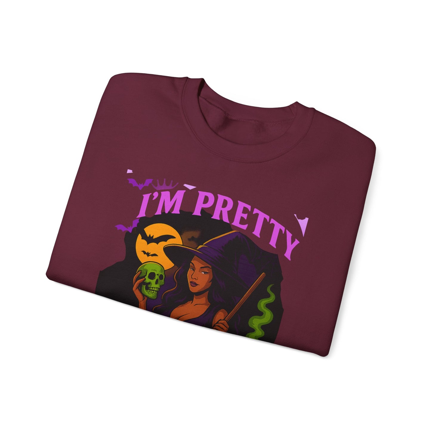 Spooky Vibes Crewneck Sweatshirt - Perfect for Halloween