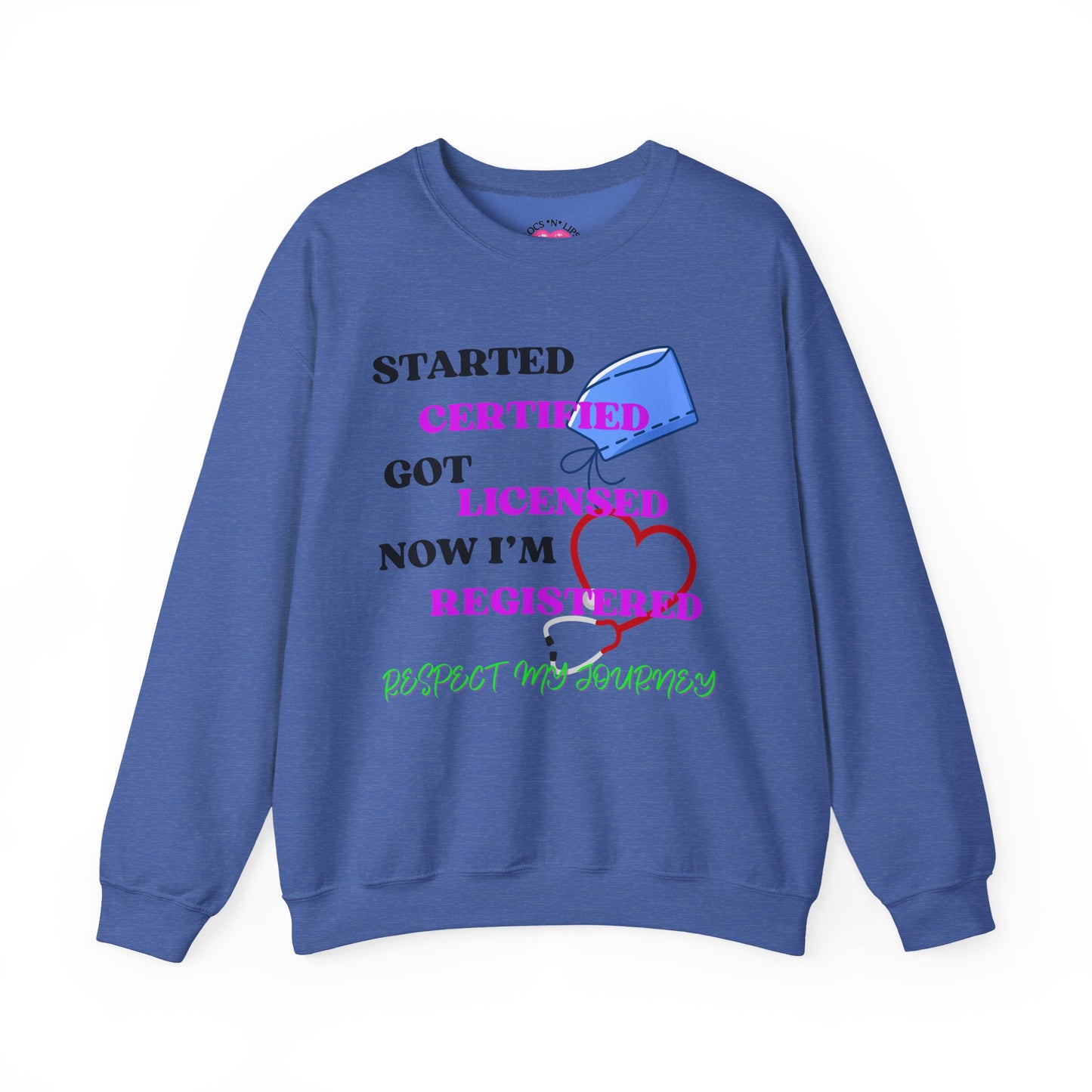 Certified Journey Unisex Sweatshirt, Motivational Crewneck