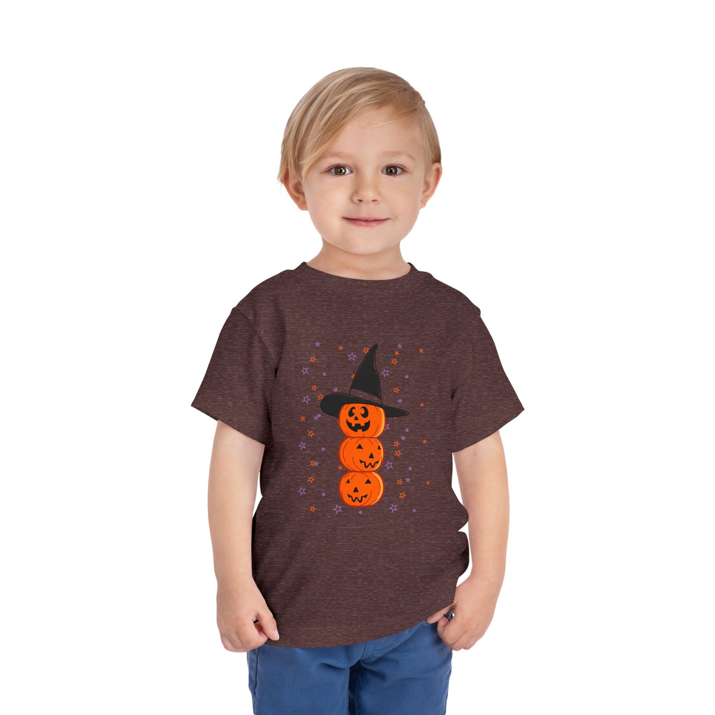 Halloween Pumpkin Tee for Toddlers, Cute Kids Shirt