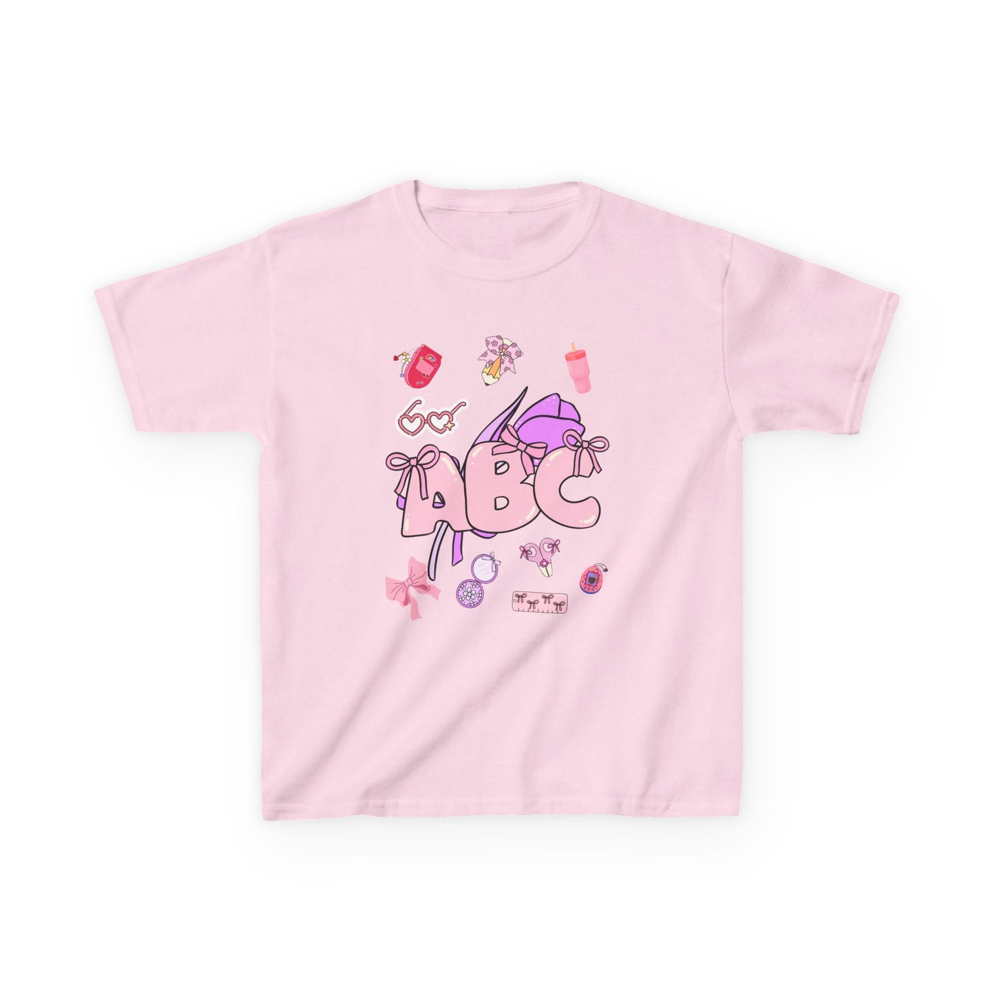 Colorful ABC Kids Tee, Playful Cotton Tee