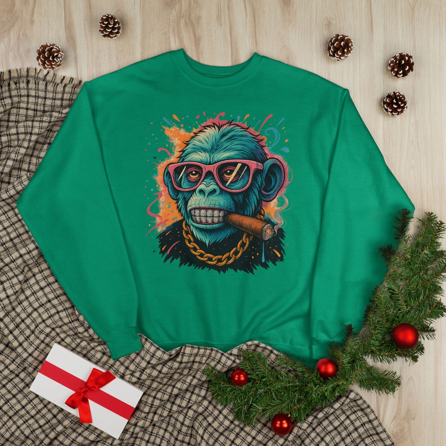 Eco-Friendly 'Boss Mode' Crewneck Sweatshirt, Unisex Cozy Sweatshirt, Casual Streetwear, Gift for Him/Her, Party/Everyday Wear