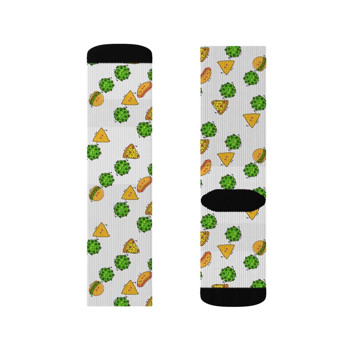 White Munchie Socks| Unisex