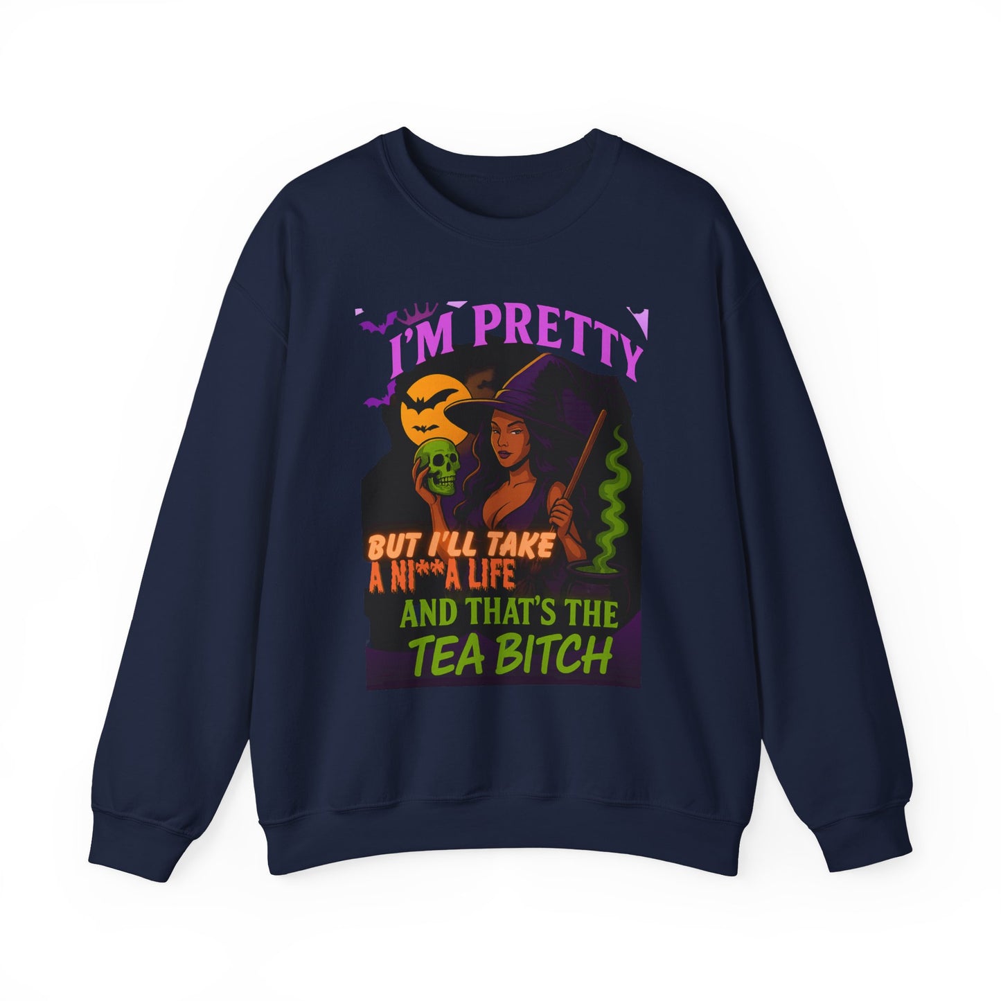 Spooky Vibes Crewneck Sweatshirt - Perfect for Halloween