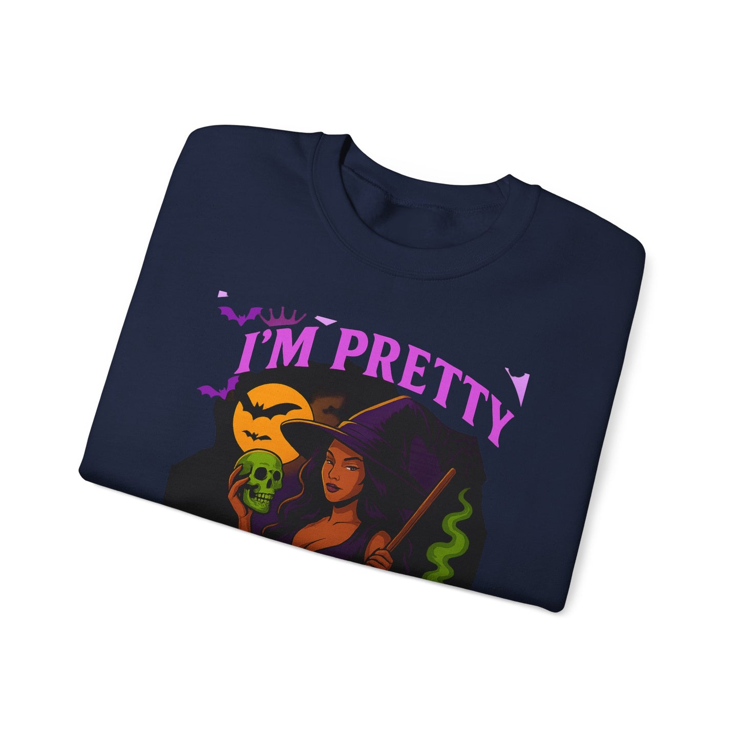 Spooky Vibes Crewneck Sweatshirt - Perfect for Halloween