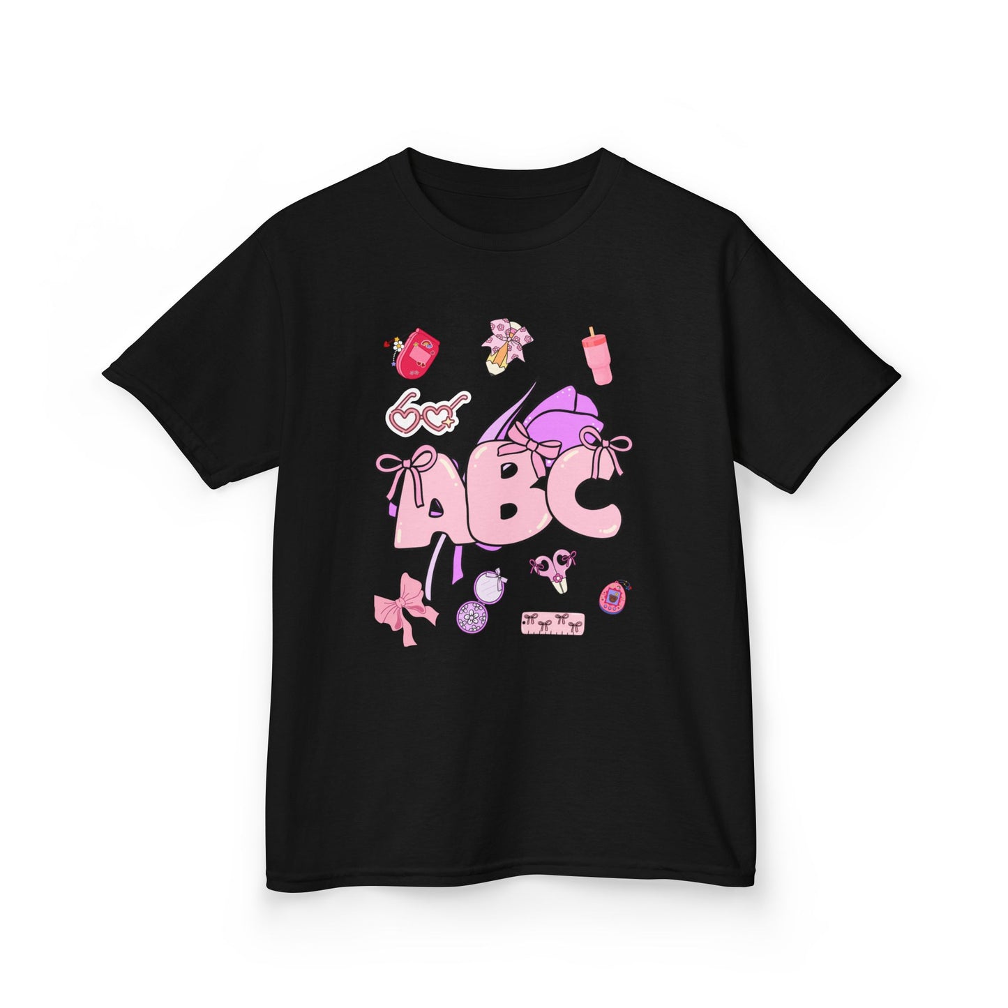 Colorful ABC Kids Tee, Playful Cotton Tee