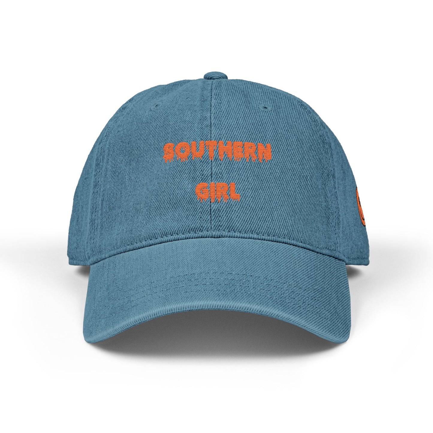 Southern Girl Embroidered Denim Hat, Casual Hat
