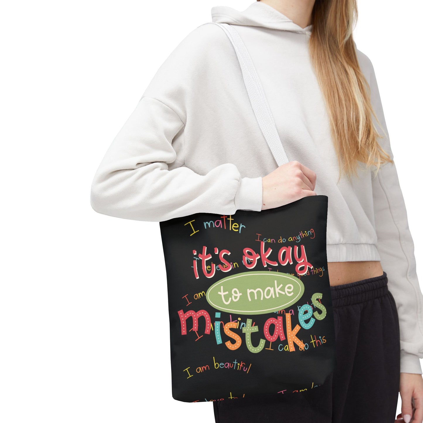 Inspirational Tote Bag - Perfect for Self-Love & Mindfulness