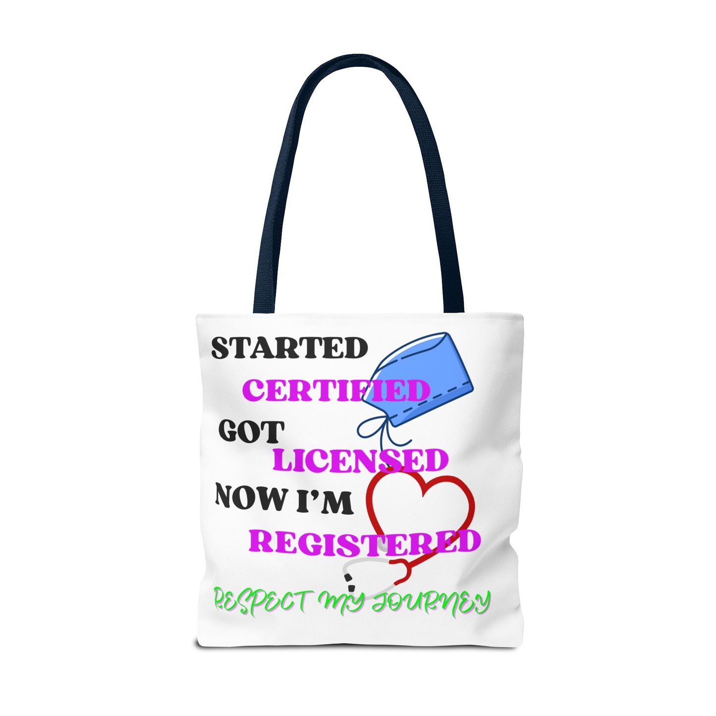 Certified Journey Tote Bag, Inspirational Gift