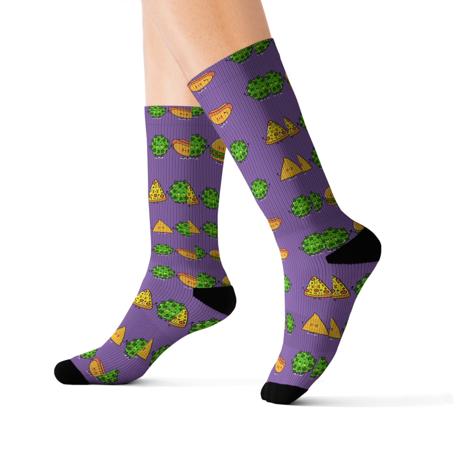 Purple Munchie Socks| Unisex