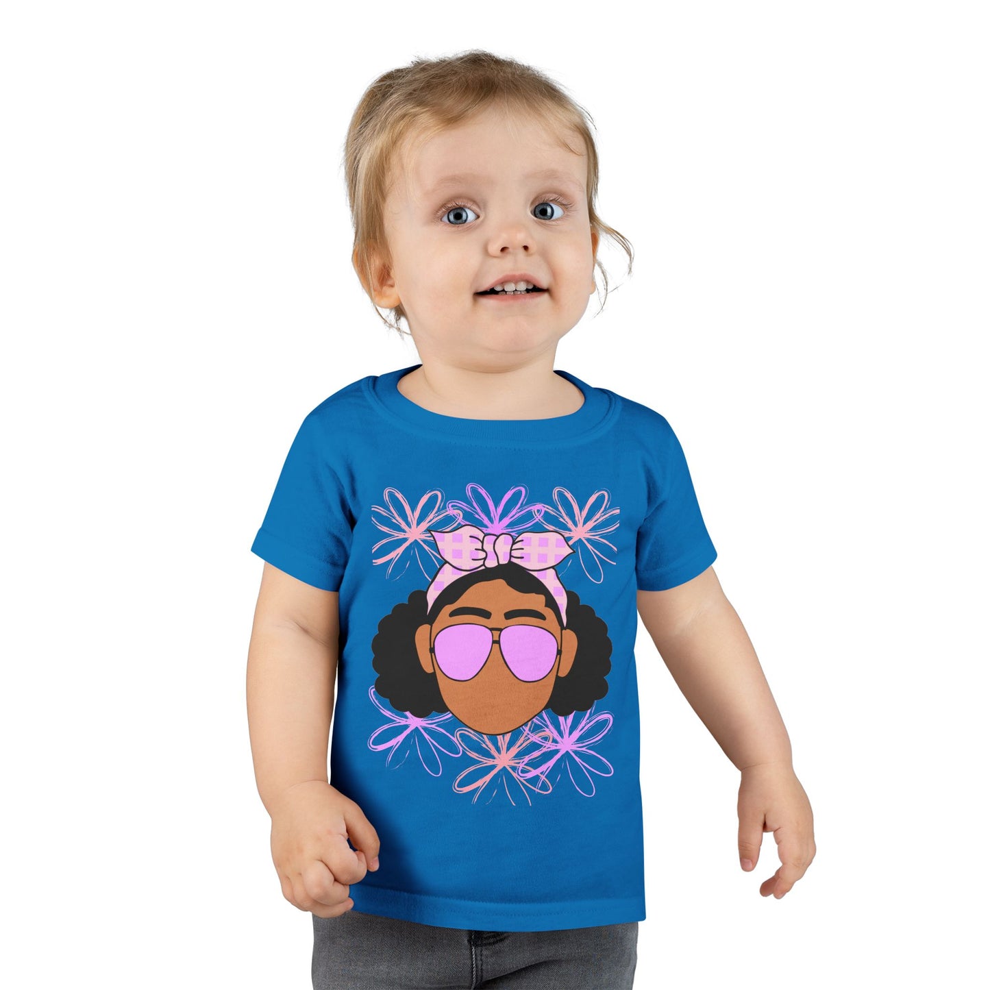 Trendy Toddler Tee: Cool Shades Design