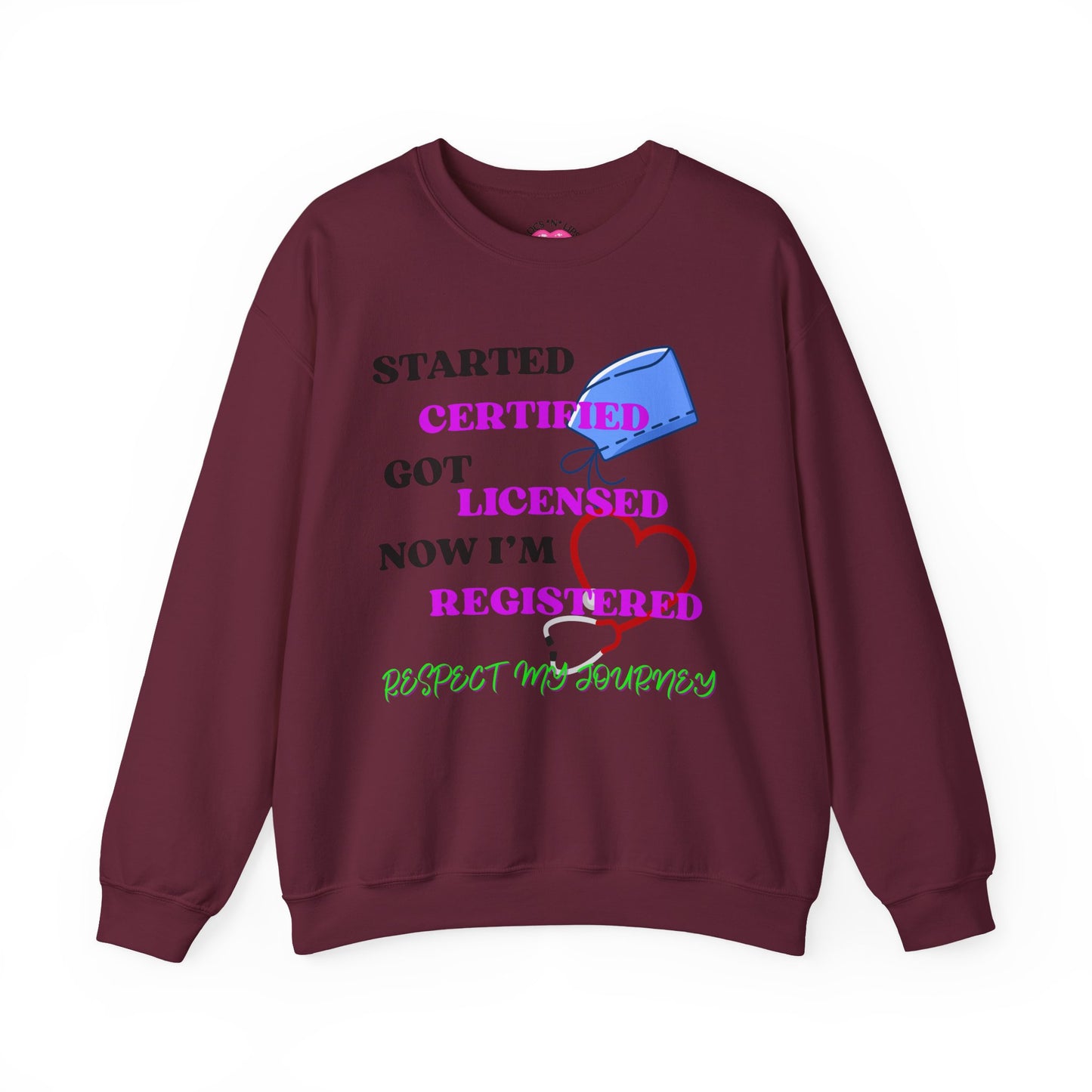 Certified Journey Unisex Sweatshirt, Motivational Crewneck