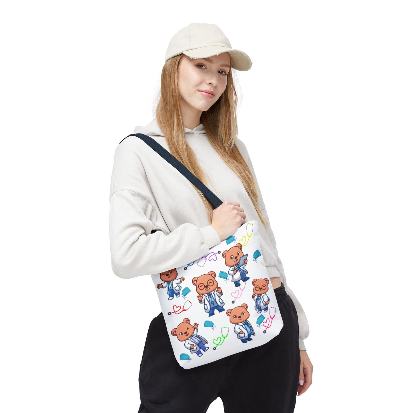 Cute Doctor Bear Tote Bag, Medical Student Gift