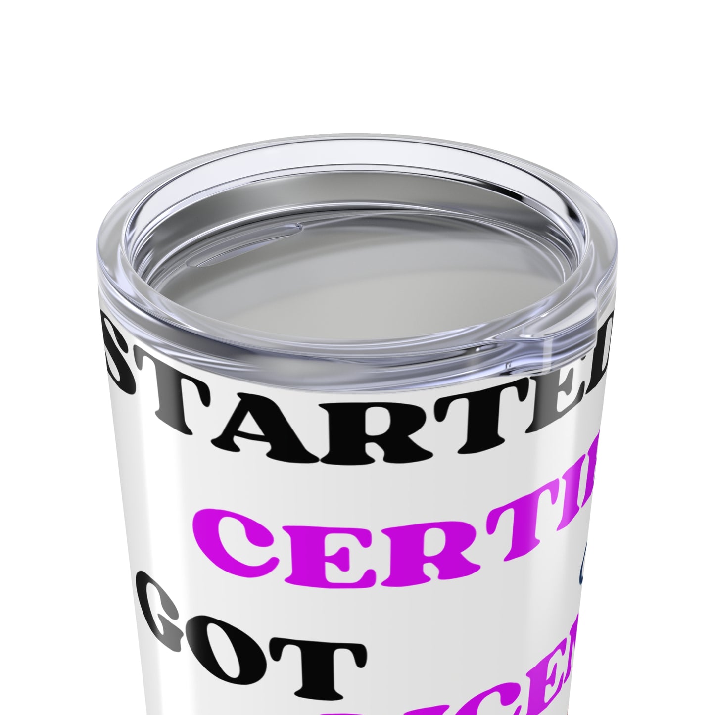 Funny Certified 20oz Tumbler for Nurses