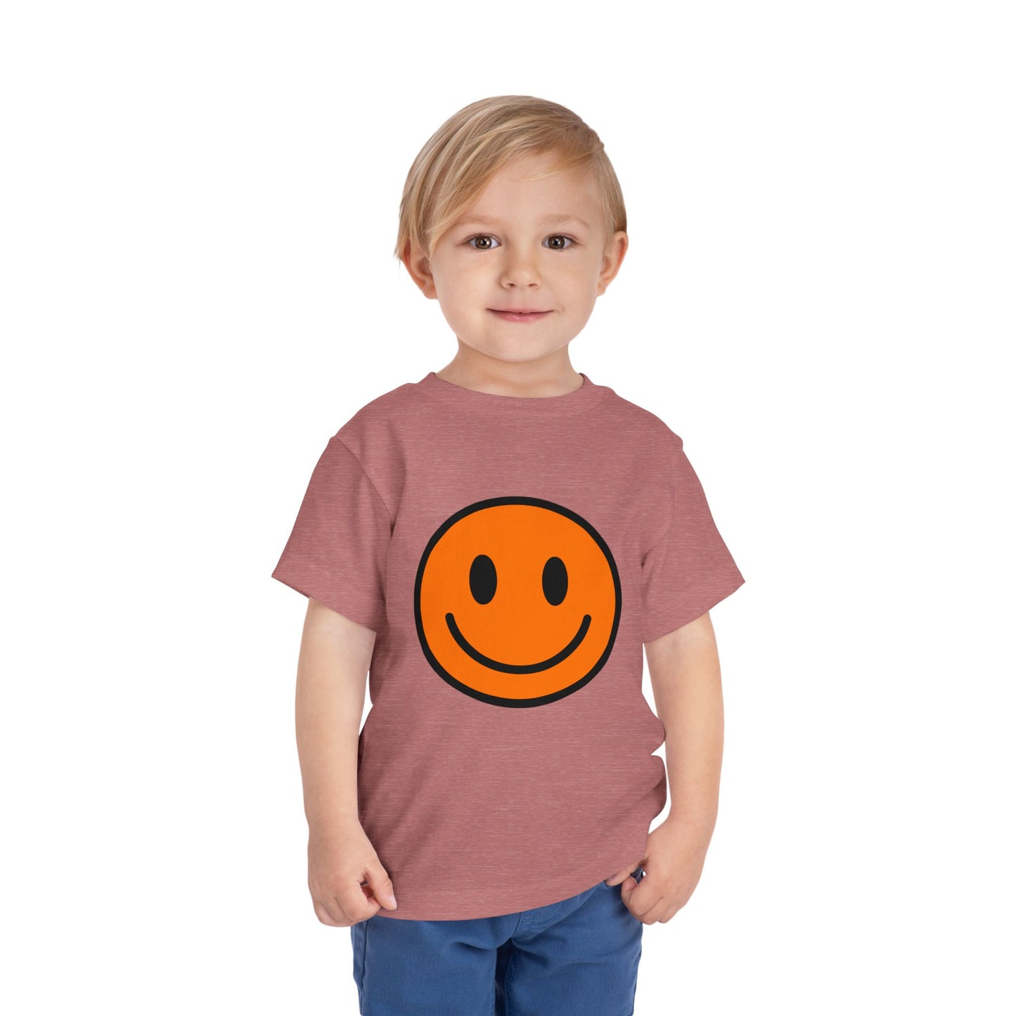 Smiley Face Toddler Tee, Cute Kid's Shirt