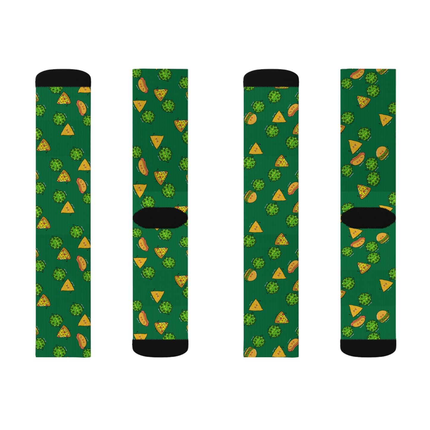 Green Munchies Socks| Unisex