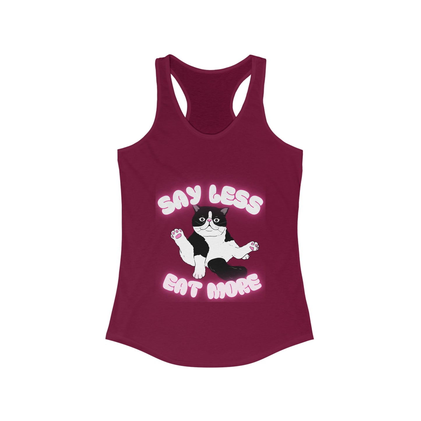 Say Less Eat More Tee, Funny Pet Shirt